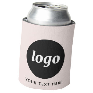 Einfacher Text für Logos Werbeaktion Rosa Rosa Dosenkühler