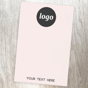 Einfacher Text für Logos Werbeaktion Rosa Rosa Post-it Klebezettel