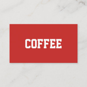 Einfacher Text-Kaffee Superstar zentriert Treuekarte