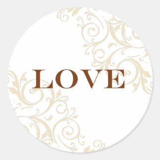 Einfacher Wirbels-Aufkleber Runder Aufkleber