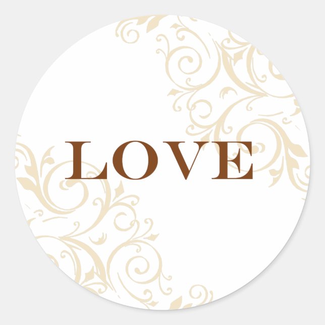 Einfacher Wirbels-Aufkleber Runder Aufkleber (Vorderseite)