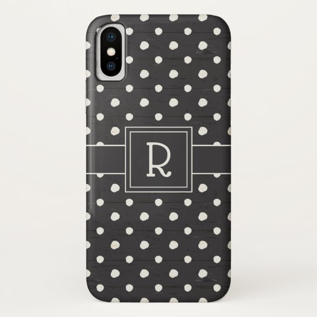 Einfacher Zeichen-Schritt einer des Monogramm-| Case-Mate iPhone Hülle (Rückseite)