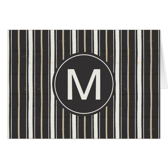 Einfacher Zeichen-Schritt zwei des Monogramm-| (Vorderseite (Horizontal))