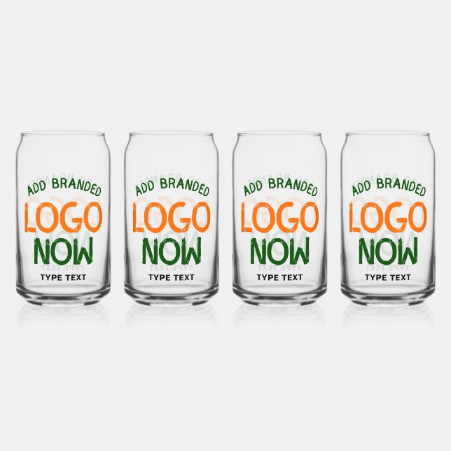 EINFACHER, ZEITGENÖSSISCHER KLARER KUNDE DOSENGLAS (Vorderseite)