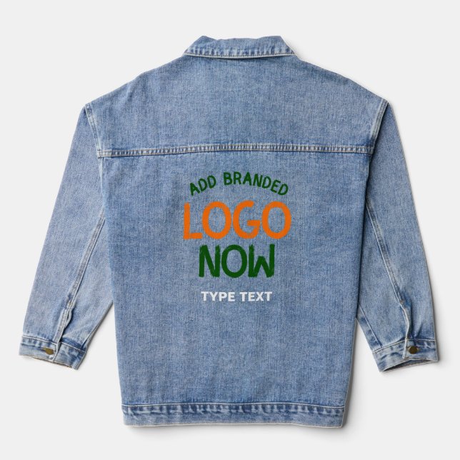EINFACHER ZEITGENÖSSISCHER, SAUBERER BLAUE SCHNELL JEANSJACKE (Rückseite)