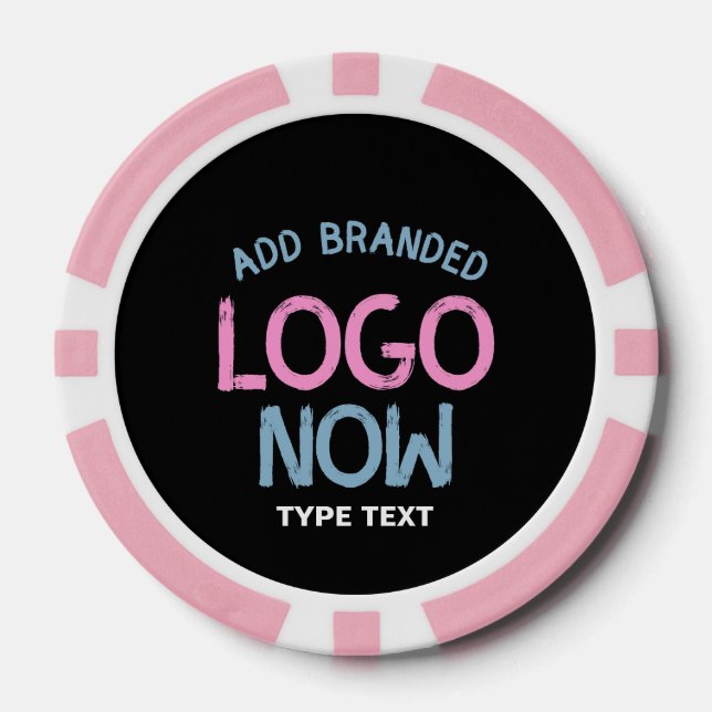 EINFACHER ZEITGENÖSSISCHER, SCHWARZER KUNDE POKERCHIPS (Vorderseite)