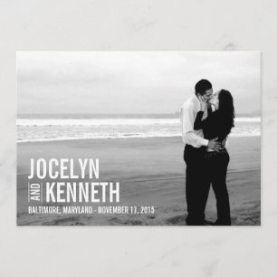 Einfachere Save the Date Karte