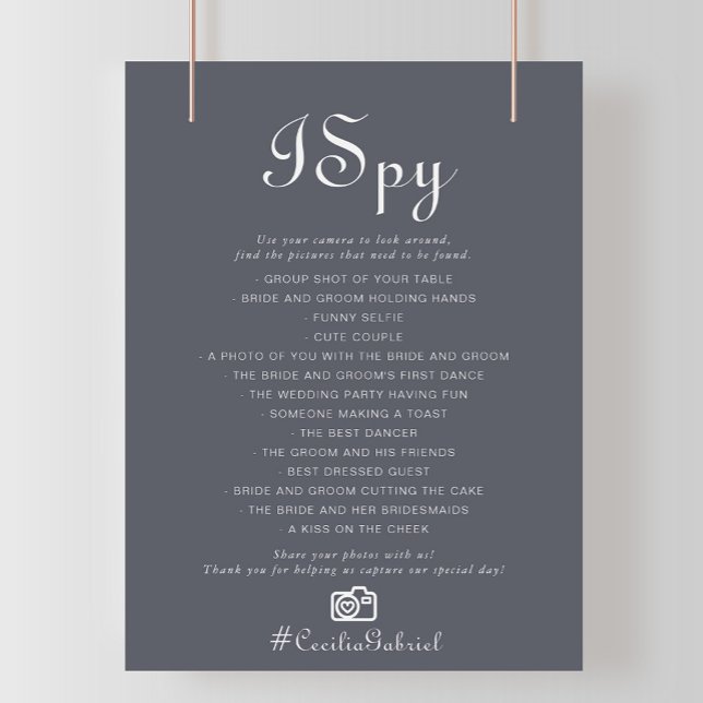 Einfaches Abend Boho I Spy Wedding Game (Von Creator hochgeladen)