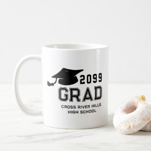 Einfaches Abschluss Jahr GRAD Personalisiert Keepa Kaffeetasse