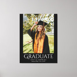 Einfaches Abschluss Stilvolles Modernes Graduate F Leinwanddruck