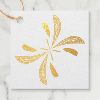 Einfaches Abstraktes Schmetterlingsflugmuster Geschenkanhänger