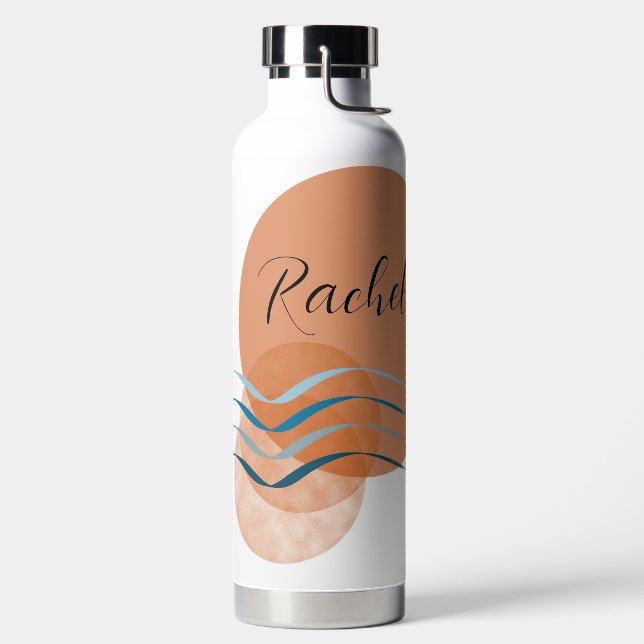 Einfaches Abstraktes Skript Trinkflasche (links)