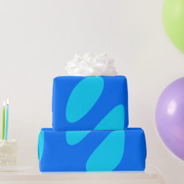 Einfaches abstraktes Tränenmuster Geschenkpapier