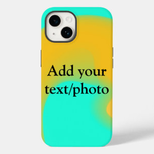 Einfaches Acryl-Guss-Marmor, fügen Sie Ihren Text, Case-Mate iPhone 14 Hülle