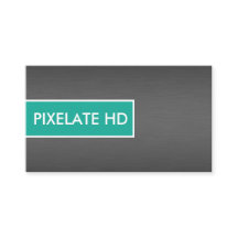 Einfaches Aqua und gebürstete TitanVisitenkarten