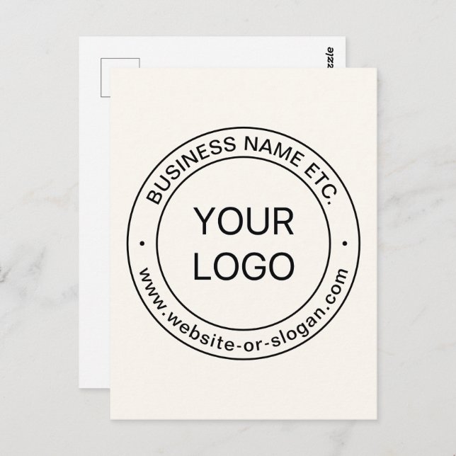 Einfaches Austauschen und Bearbeiten von Text für  Postkarte (Vorne/Hinten)