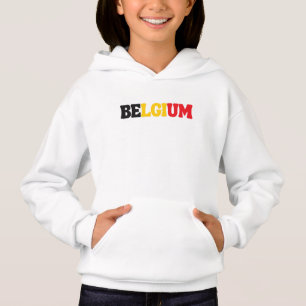 Einfaches Bekleidungsstück für moderne belgische F Hoodie