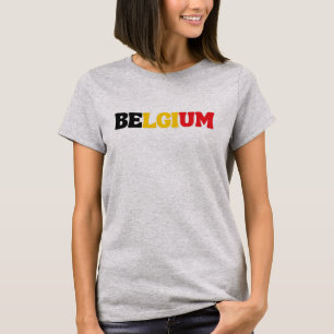 Einfaches Bekleidungsstück für moderne belgische F T-Shirt