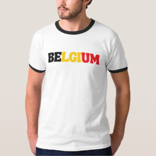 Einfaches Bekleidungsstück für moderne belgische F T-Shirt
