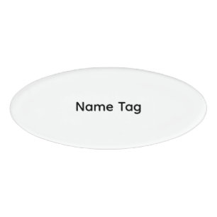 Einfaches Benutzerdefiniert Namensschild Namenschild