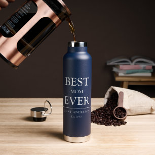 Einfaches benutzerdefiniertes Design Beste Mama Al Trinkflasche