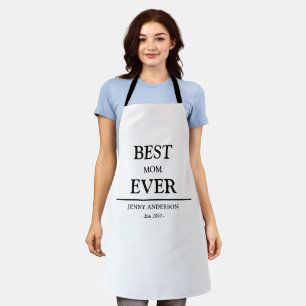 Einfaches benutzerdefiniertes Design Beste Mutter Schürze