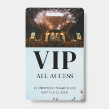 Einfaches benutzerdefiniertes Event All Access VIP
