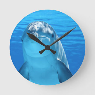 Einfaches benutzerdefiniertes Foto Runde Wanduhr