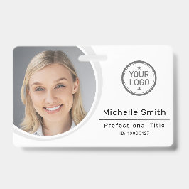 Einfaches benutzerdefiniertes Foto und Name des Ab Ausweis