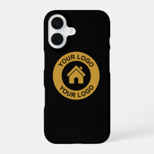 Einfaches benutzerdefiniertes Geschäft-Logo iPhone 16 Hülle