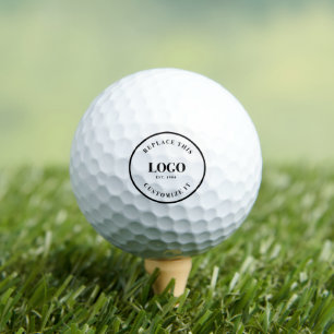 Einfaches benutzerdefiniertes Geschäftslogo Marken Golfball