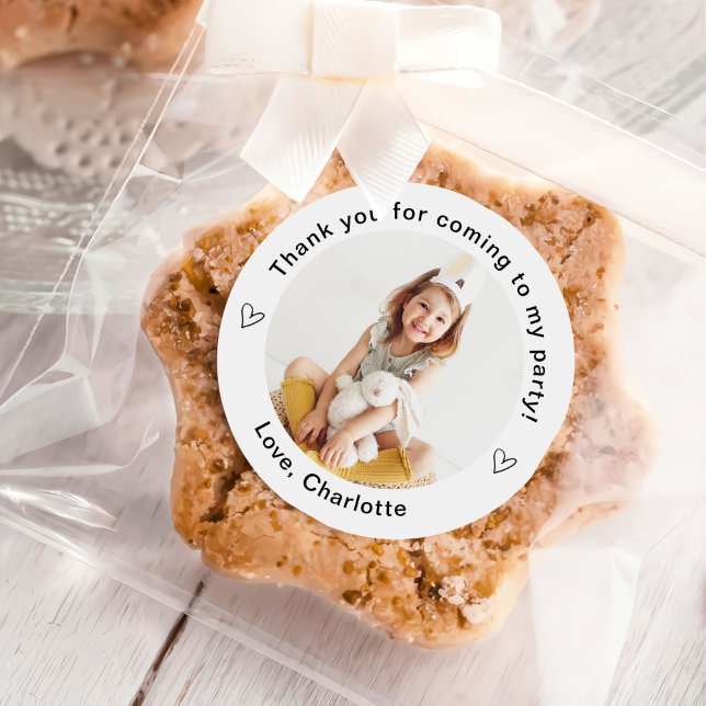 Einfaches benutzerdefiniertes klassisches Foto Runder Aufkleber (Von Creator hochgeladen)