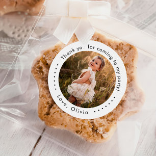 Einfaches benutzerdefiniertes klassisches Foto Runder Aufkleber