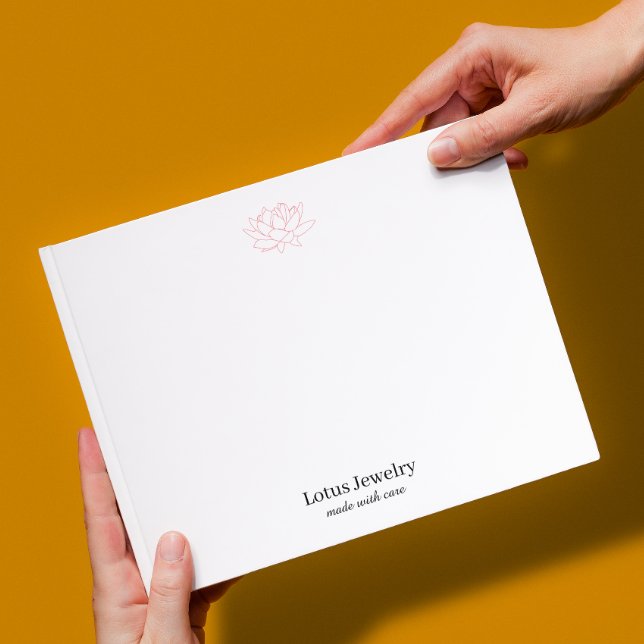 Einfaches, benutzerdefiniertes Logo-Notizblock für Notizblock (Von Creator hochgeladen)