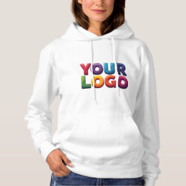 Einfaches benutzerdefiniertes Logo und Text Geschä Hoodie