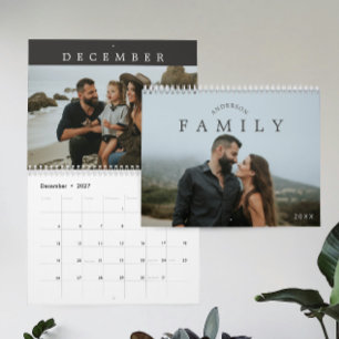 Einfaches benutzerdefiniertes minimalistisches mod kalender