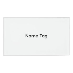 Einfaches Benutzerdefiniertes Namensschild Namenschild