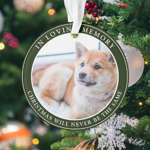 Einfaches benutzerdefiniertes Weihnachtsgedenken f Ornament