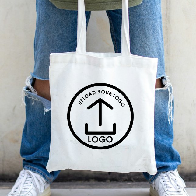 Einfaches Berufliches Business-Logo Tragetasche (Simple Modern Professional Business Logo Tote Bag)