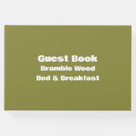 Einfaches Berufliches Ferienhaus Gästebuch