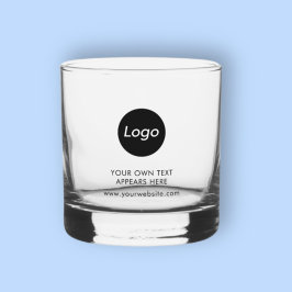 Einfaches Berufliches Logo Whiskyglas