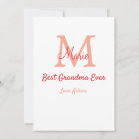 einfaches, bestes Oma-Monogramm