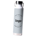 Einfaches Blue Logo und Text Business Powder Trinkflasche<br><div class="desc">Einfaches Logo und benutzerdefiniertes Textdesign,  um die Markenloyalität zu fördern und Ihr kleines Unternehmen zu fördern. Ersetzen Sie das Logo durch Ihr eigenes,  und ändern oder löschen Sie den oberen und unteren Text,  um es anzupassen. Perfekt für Werbezwecke und für Mitarbeiter,  Kunden und Kunden.</div>