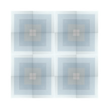 Einfaches Blue Shades Quarter Square Design