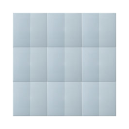 Einfaches Blue Two Tone Rectangle-Design Fliese