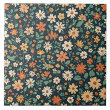 Einfaches Blumenmuster