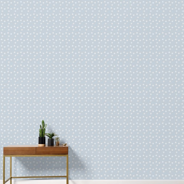 Einfaches Blumenmuster Tapete (Korridor)