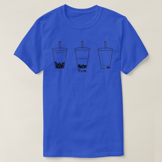 Einfaches Boba Design T-Shirt (Design vorne)