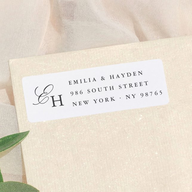 Einfaches Boho-Minimalist-Monogramm-Hochzeit (Von Creator hochgeladen)