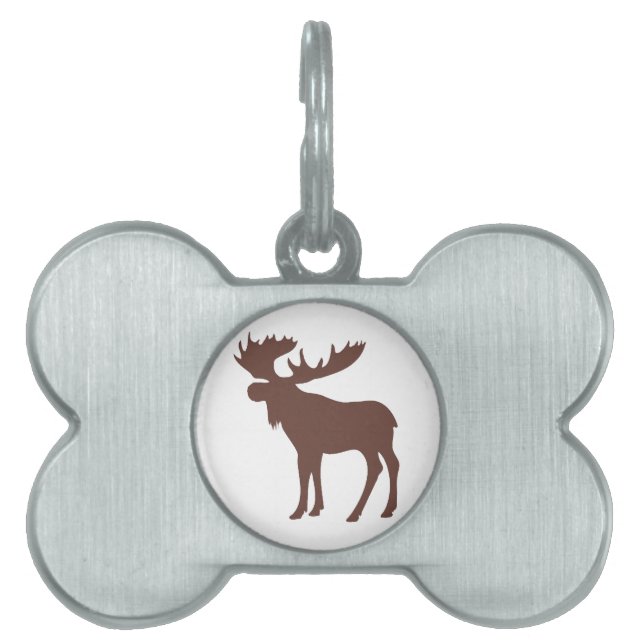 Einfaches Brautmoosesymbol Tiermarke (Vorderseite)